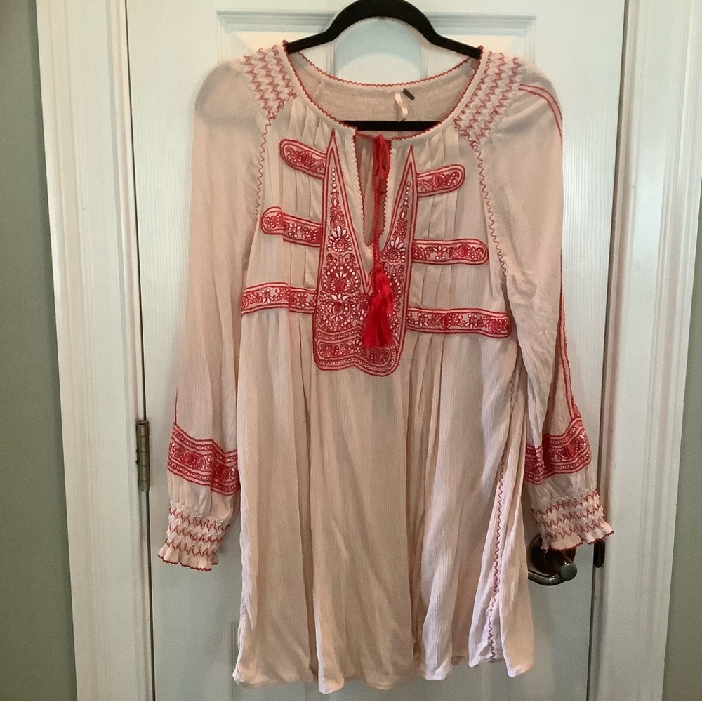 Free People Embroidered Mini Dress. From a non smoking, pet friendly home